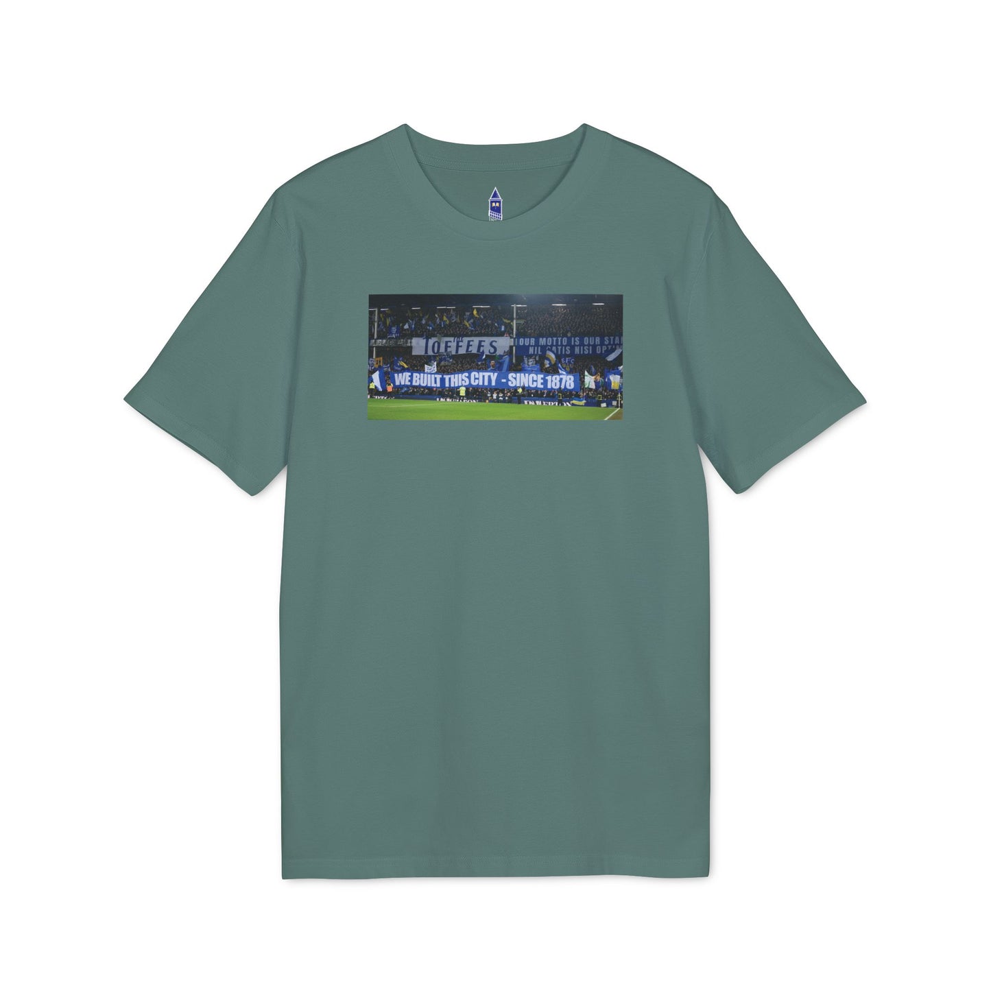 Gwladys Street We Built This City T-Shirt Without Text | Unisex Graphic Tee for Everton Fans