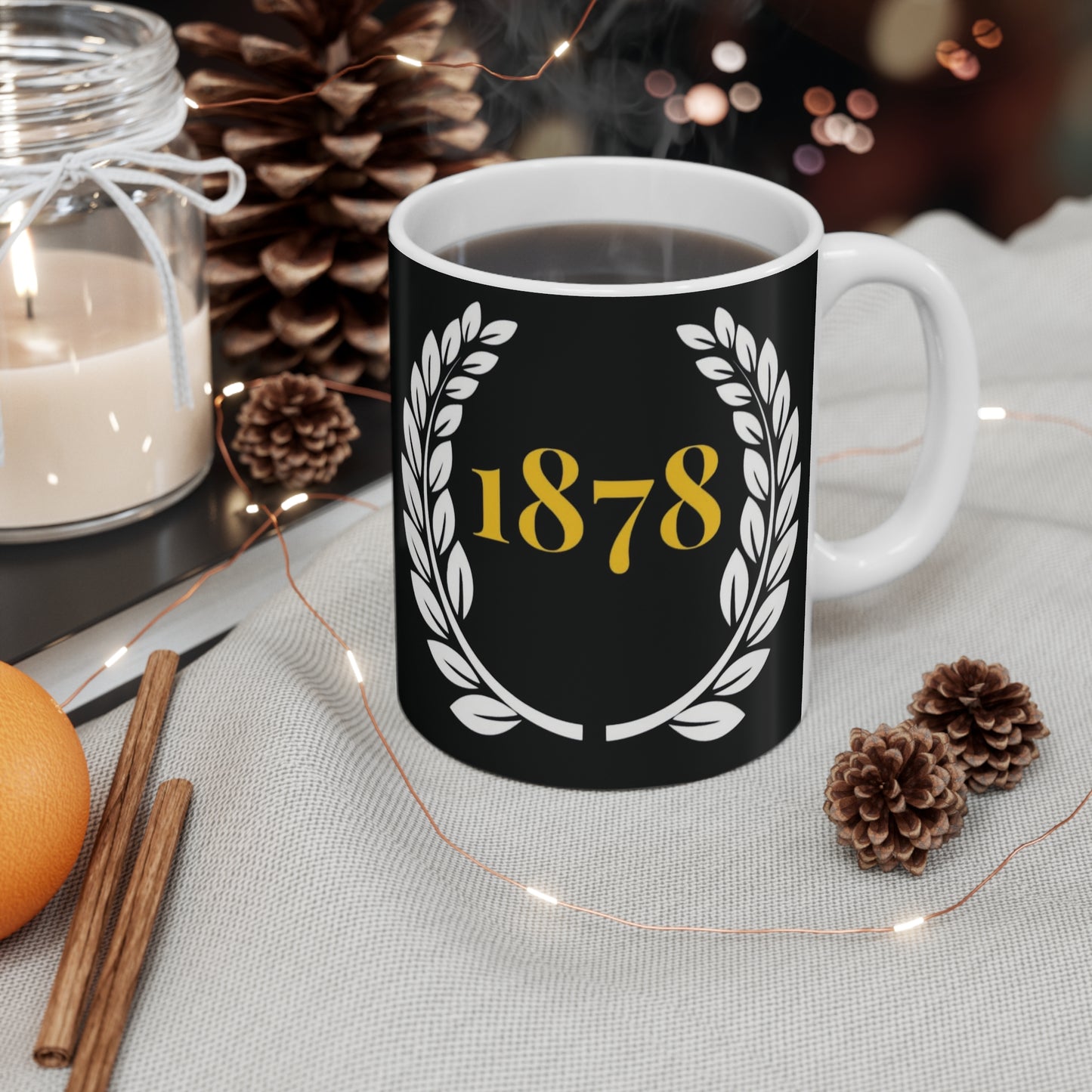 1878 Wreath Mug