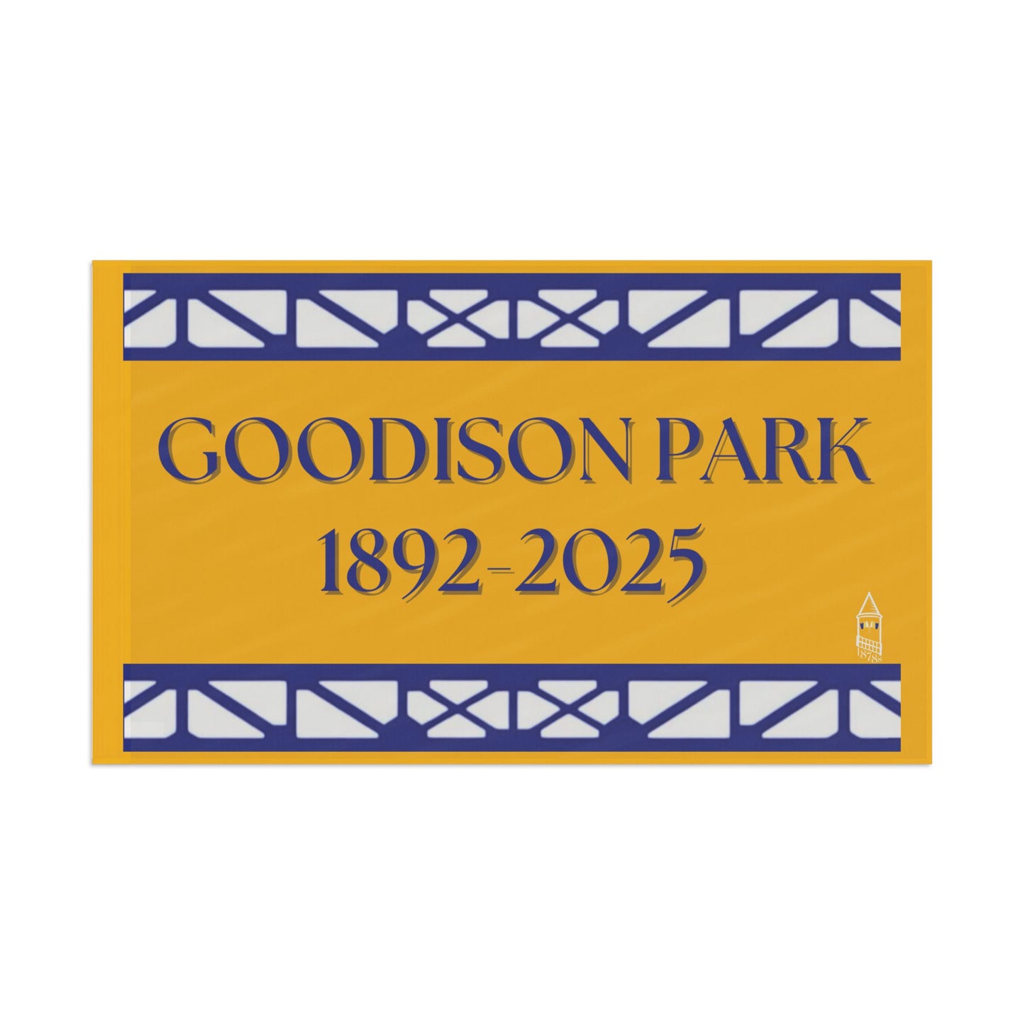 Goodison Flag - Yellow and Blue