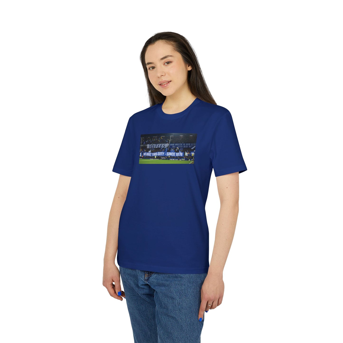 Gwladys Street We Built This City T-Shirt Without Text | Unisex Graphic Tee for Everton Fans