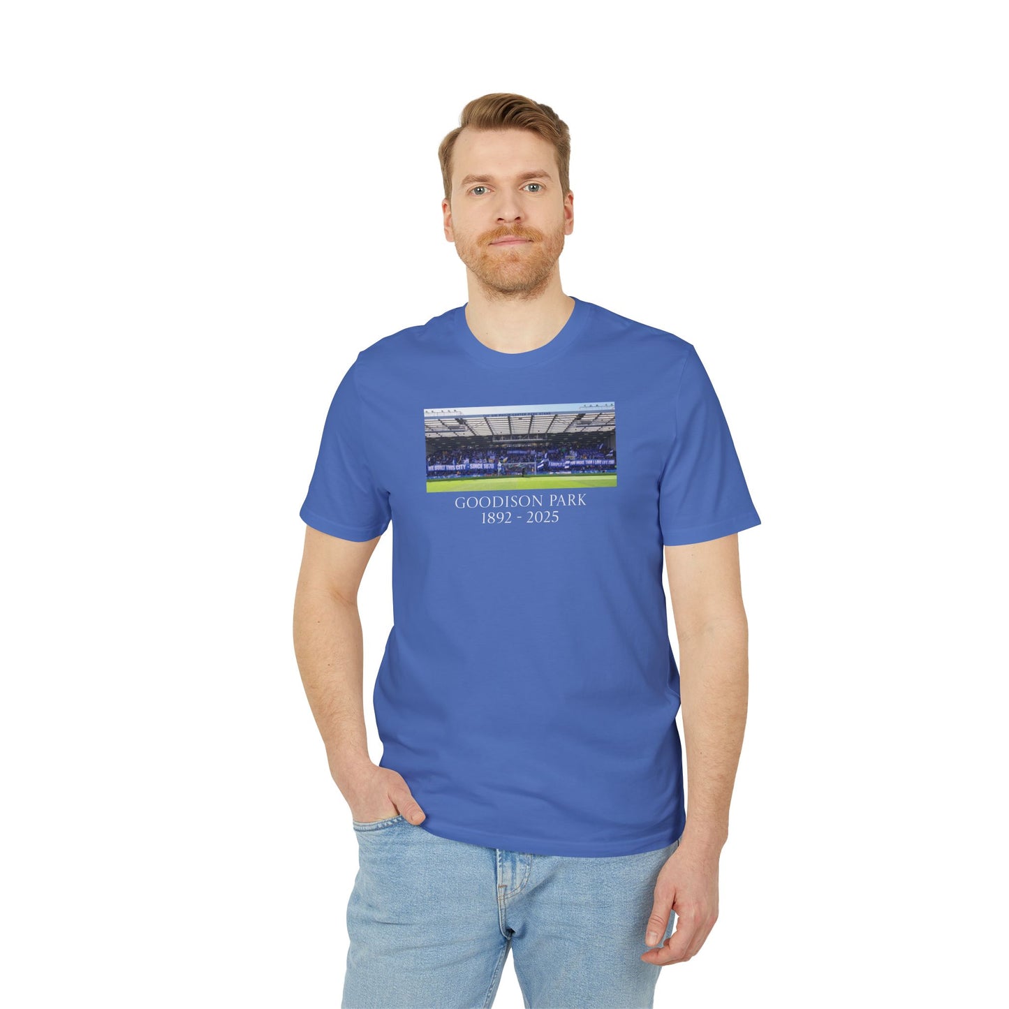 Park End Display T-Shirt | Unisex Graphic Tee for Everton Fans