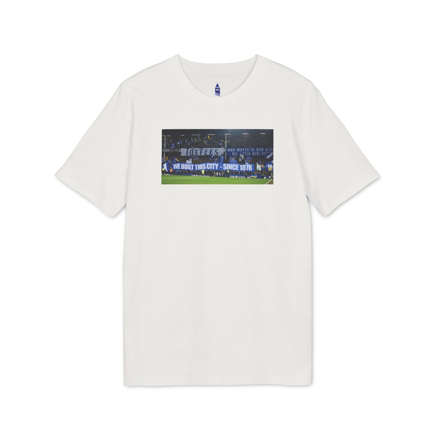 Gwladys Street We Built This City T-Shirt Without Text | Unisex Graphic Tee for Everton Fans