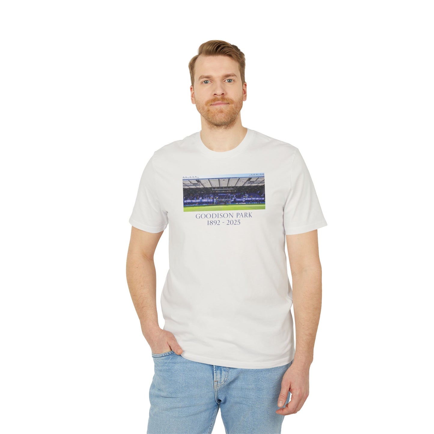 Park End Display T-Shirt | Unisex Graphic Tee for Everton Fans