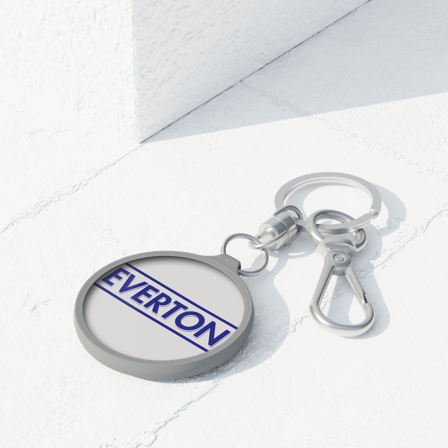 Retro Everton Keyring Tag