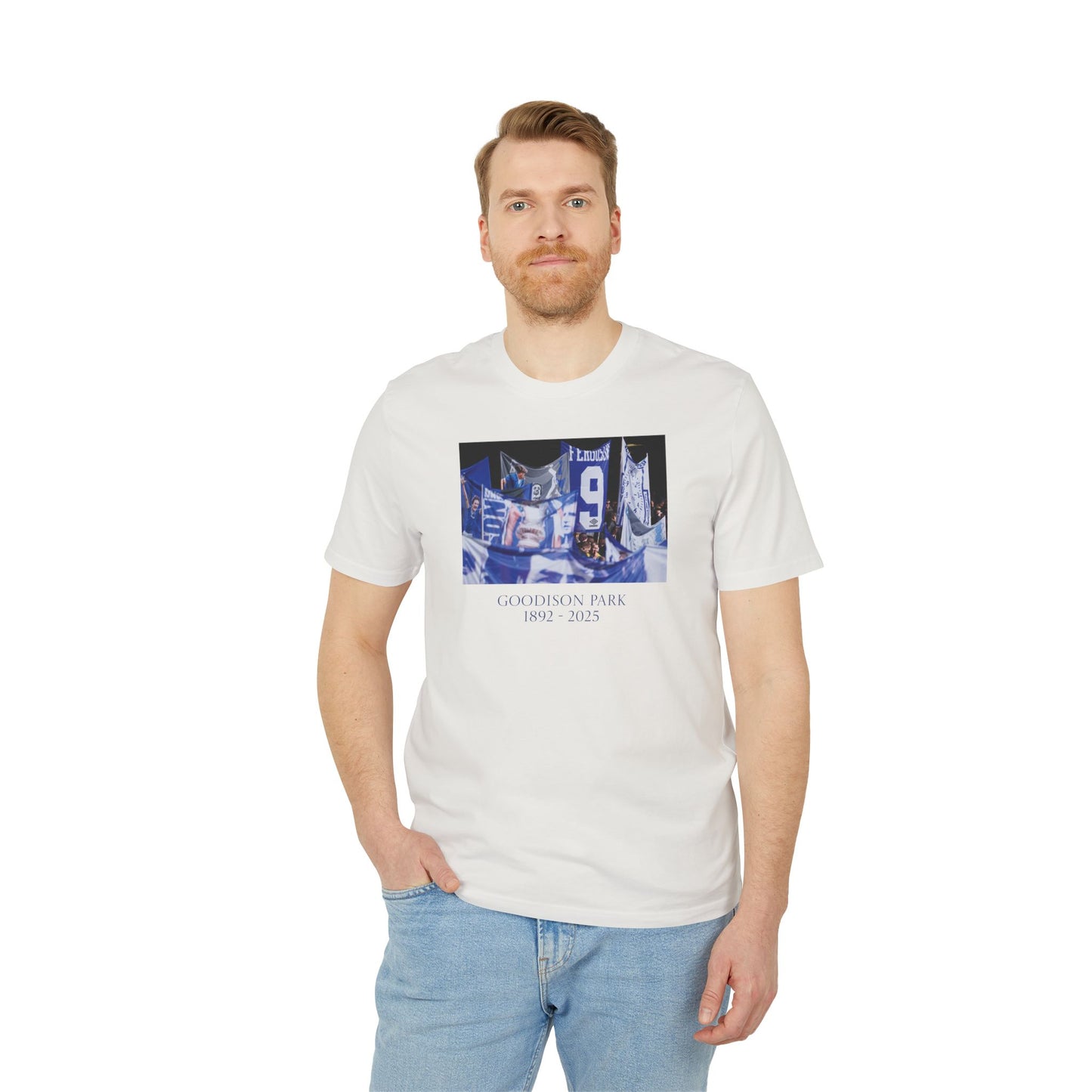 Flag Display T-Shirt | Unisex Graphic Tee for Everton Fans