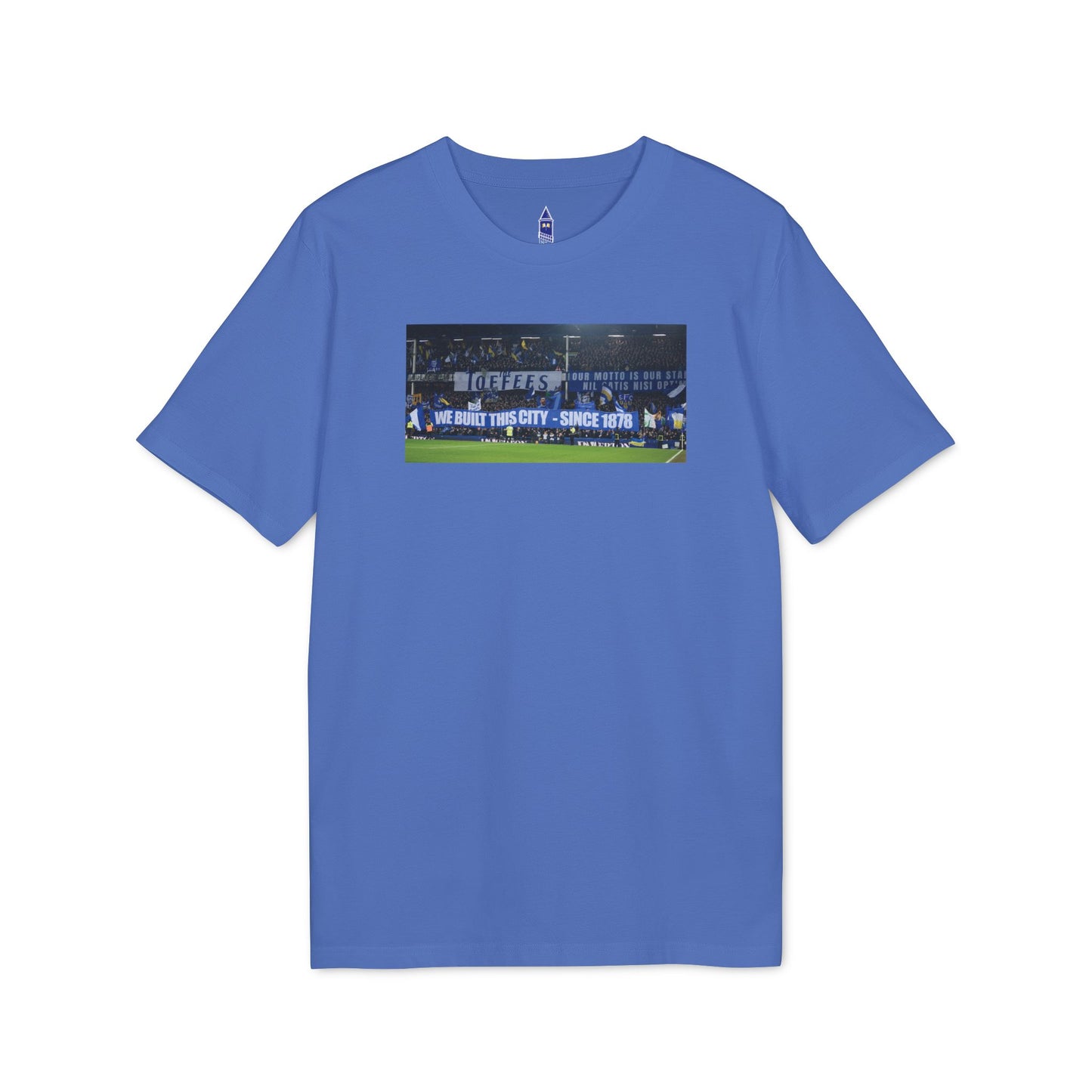 Gwladys Street We Built This City T-Shirt Without Text | Unisex Graphic Tee for Everton Fans