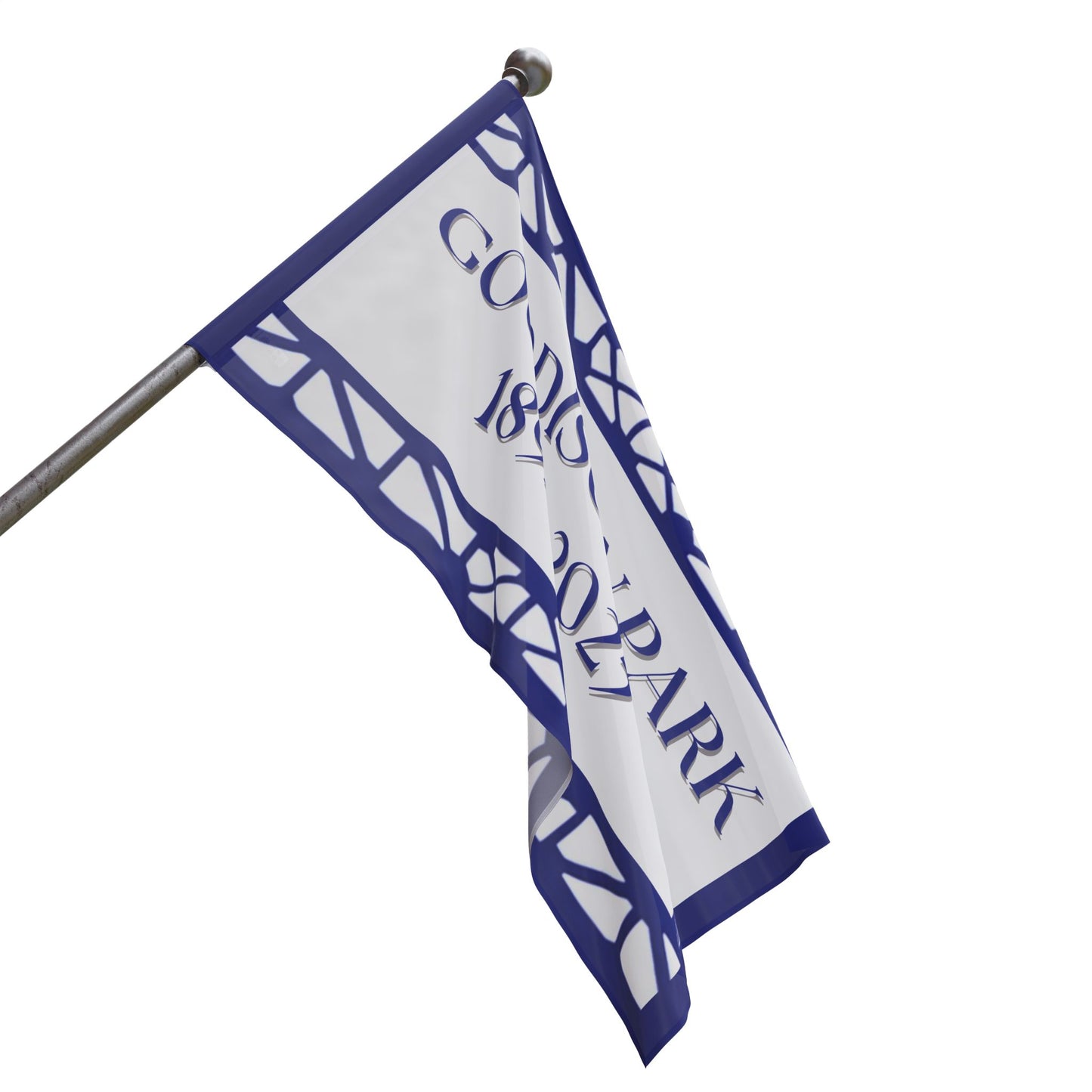 Goodison Flag - Blue and White