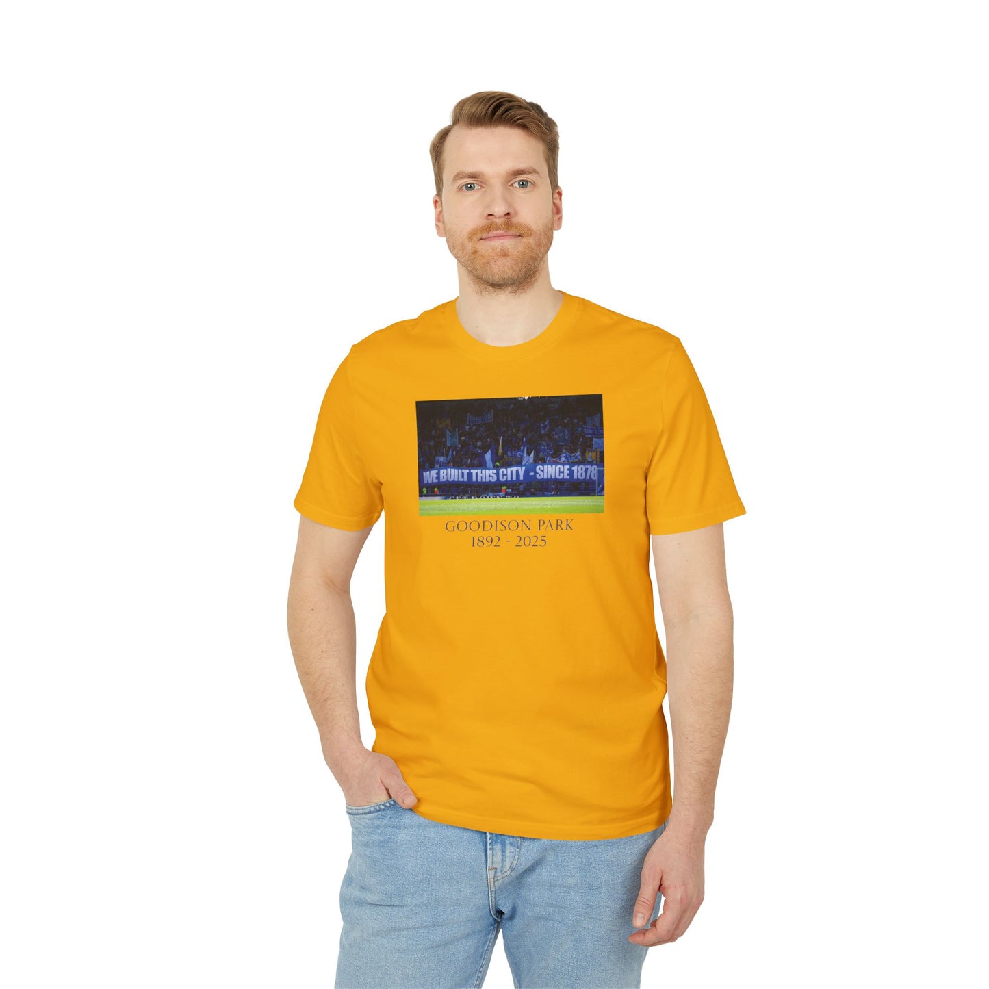 We Built This City T-Shirt | Unisex Graphic Tee for Everton Fans