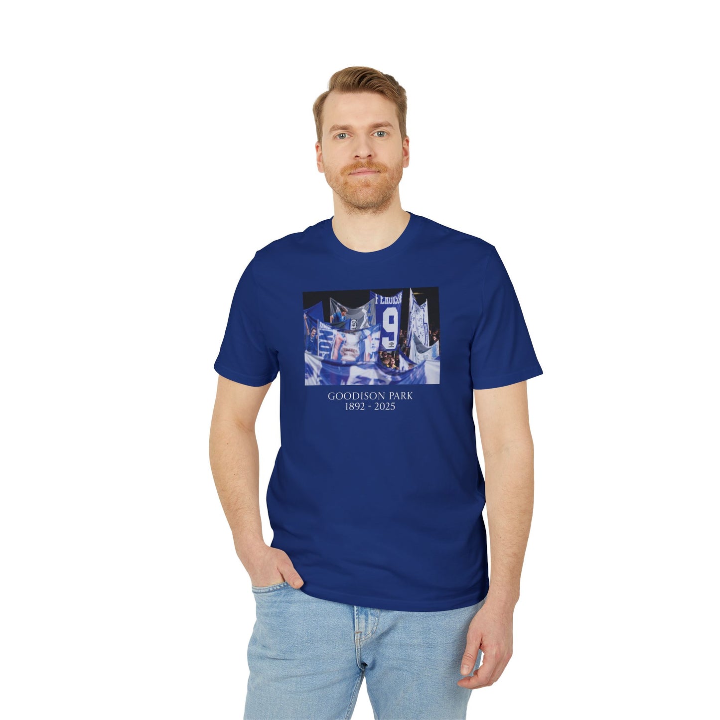 Flag Display T-Shirt | Unisex Graphic Tee for Everton Fans