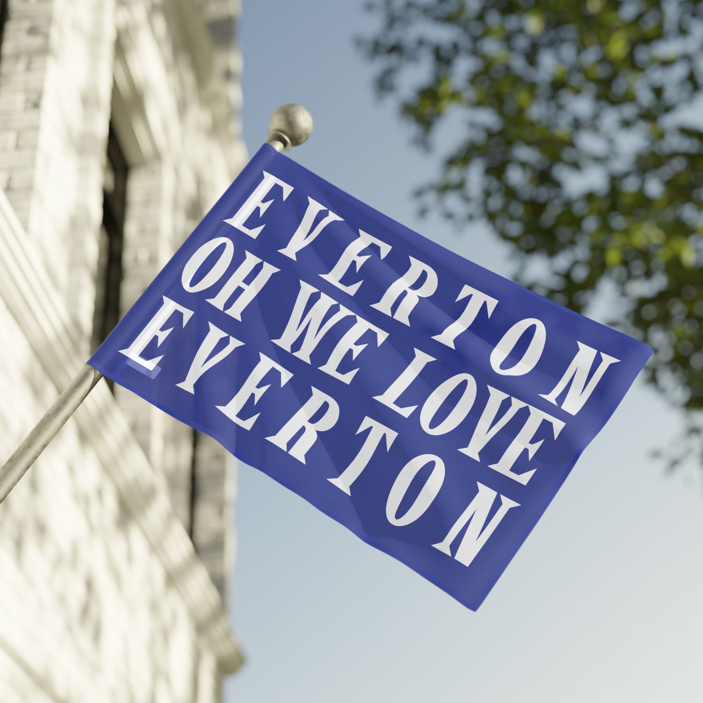 Everton Oh We Love Everton Flag