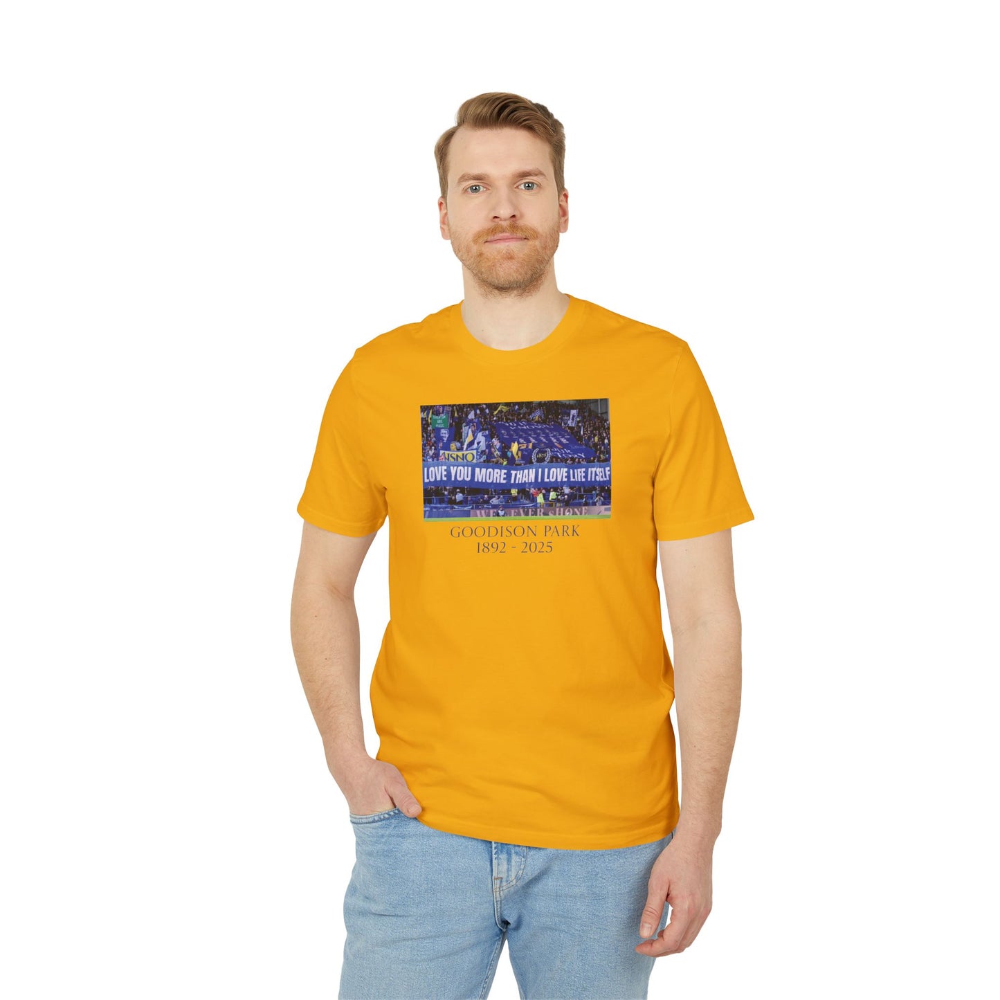 Love You More T-Shirt | Unisex Graphic Tee for Everton Fans