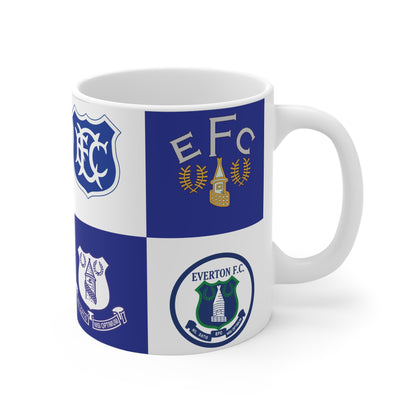 Classic Everton Badges Mug
