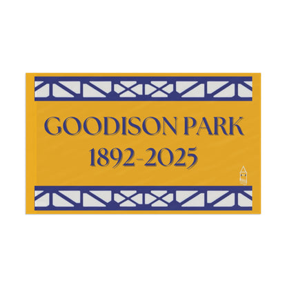 Goodison Flag - Yellow and Blue