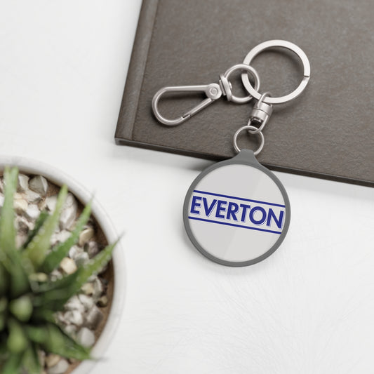 Retro Everton Keyring Tag