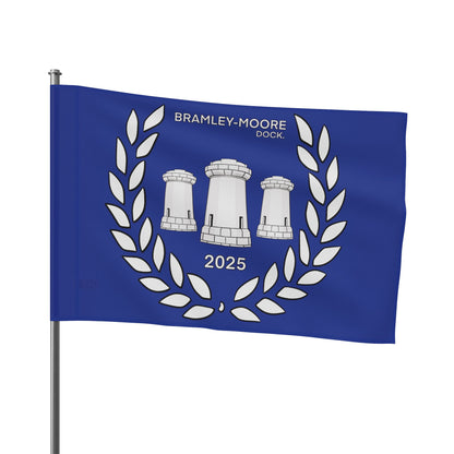 Bramley-Moore Dock Flag - Design by George Dobson