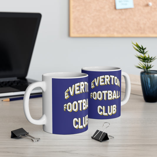 Retro Style Everton Football Club Mug