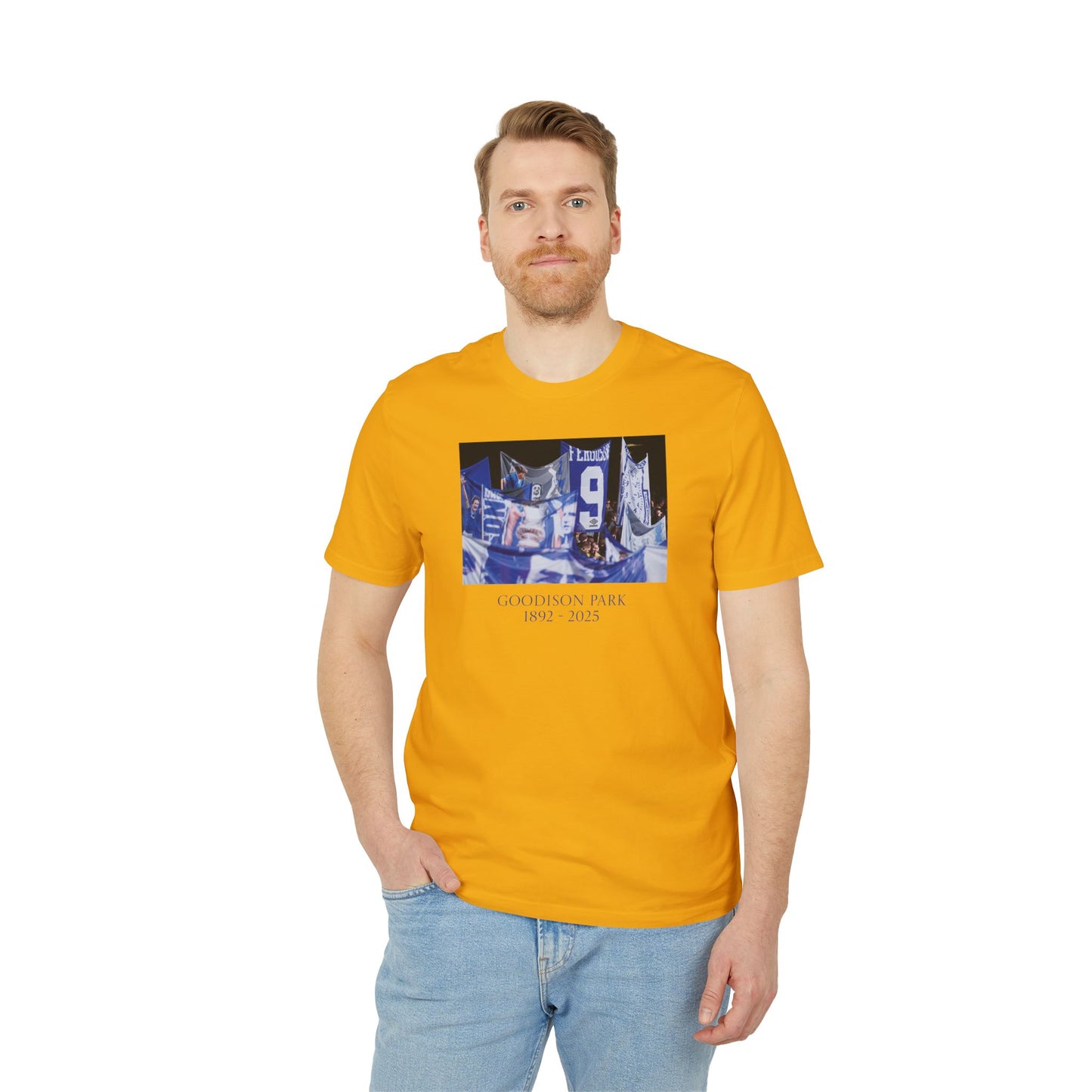Flag Display T-Shirt | Unisex Graphic Tee for Everton Fans