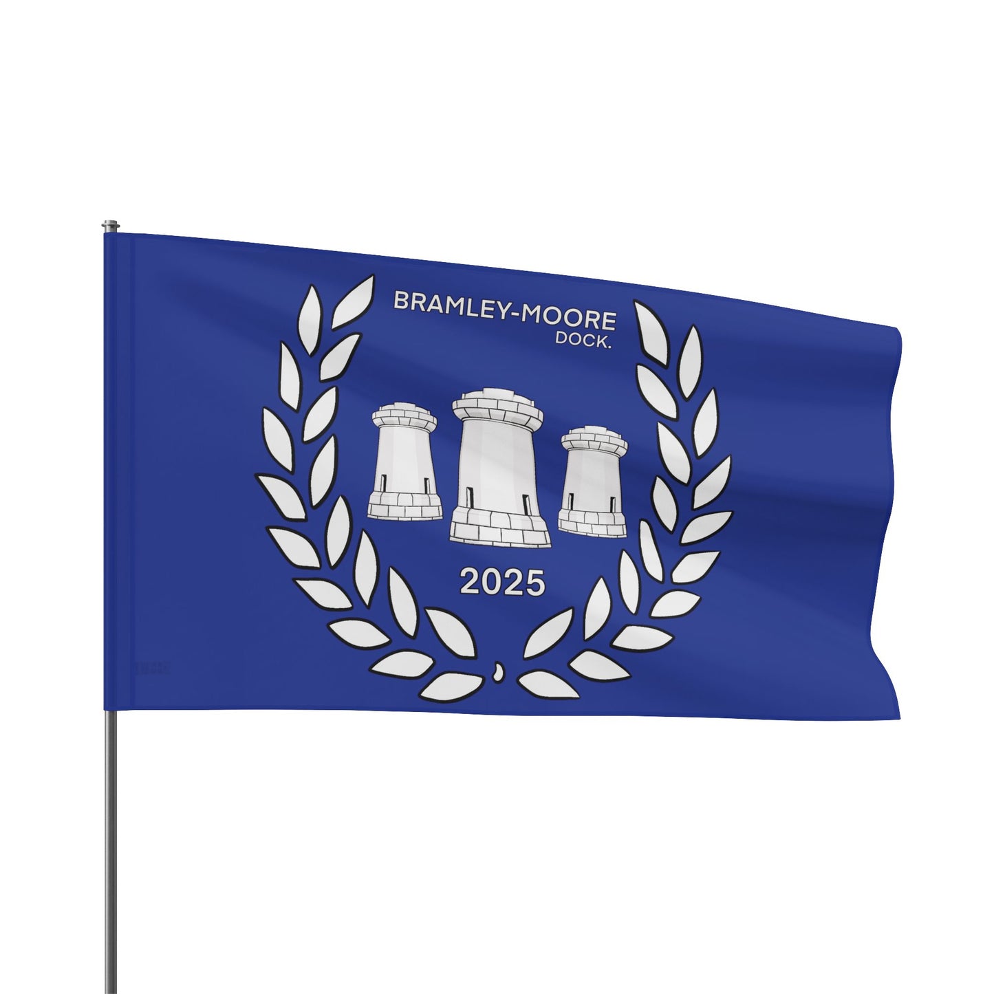 Bramley-Moore Dock Flag - Design by George Dobson