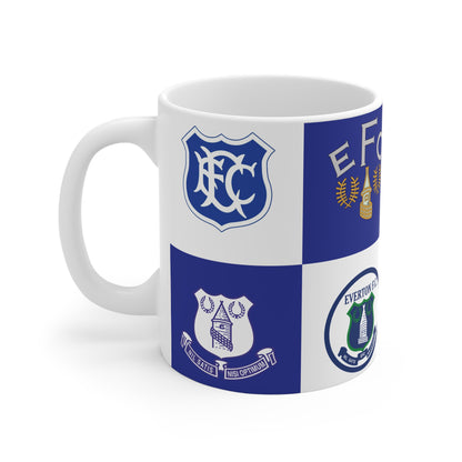 Classic Everton Badges Mug