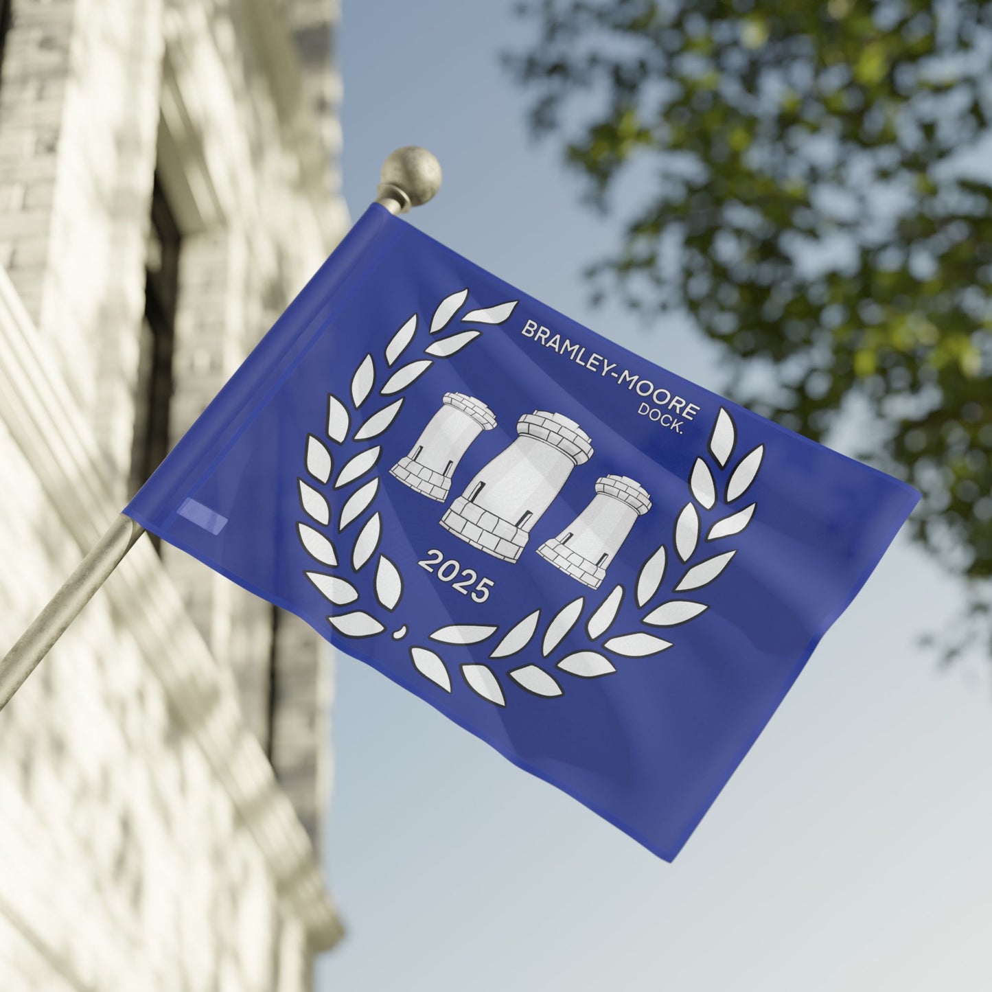 Bramley-Moore Dock Flag - Design by George Dobson