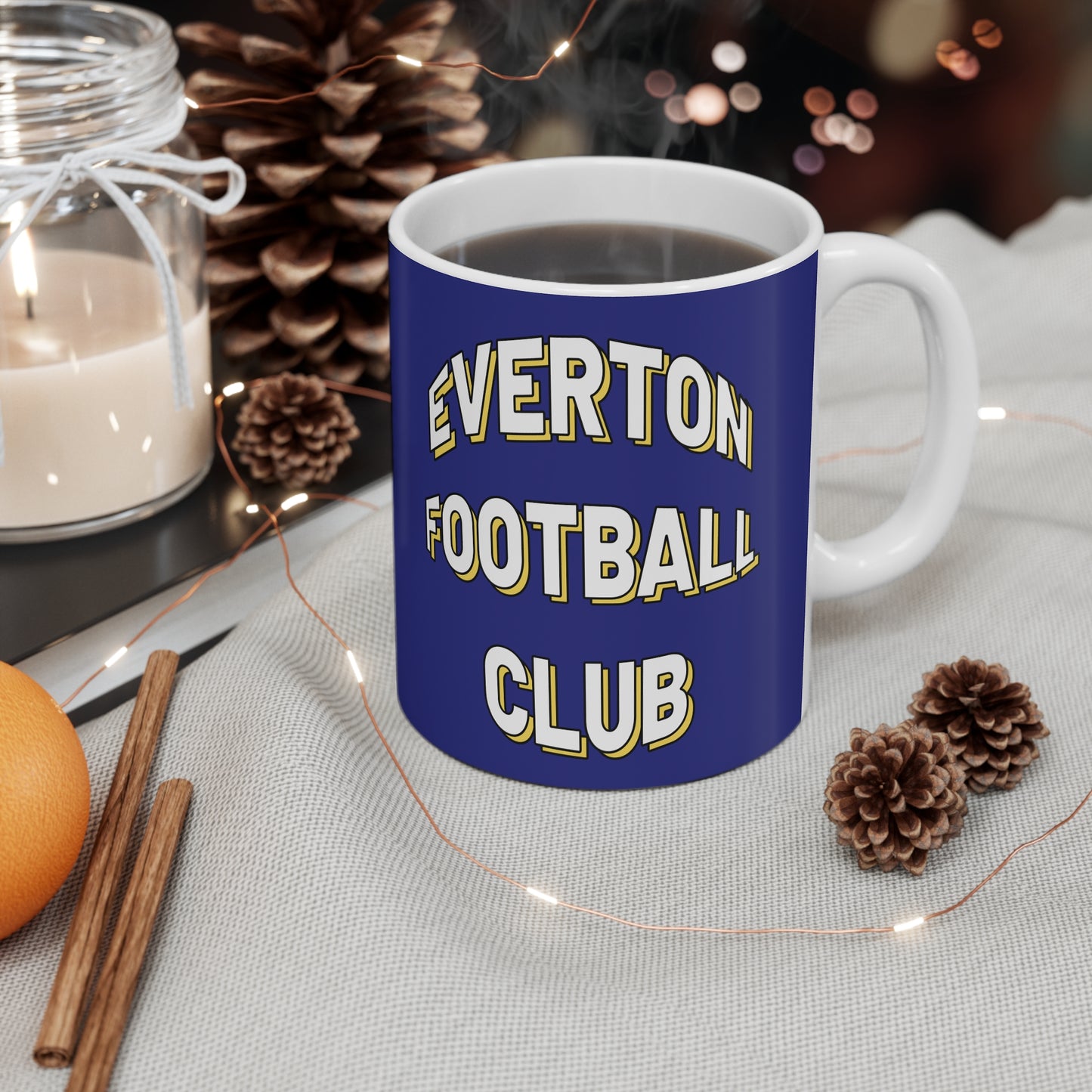 Retro Style Everton Football Club Mug