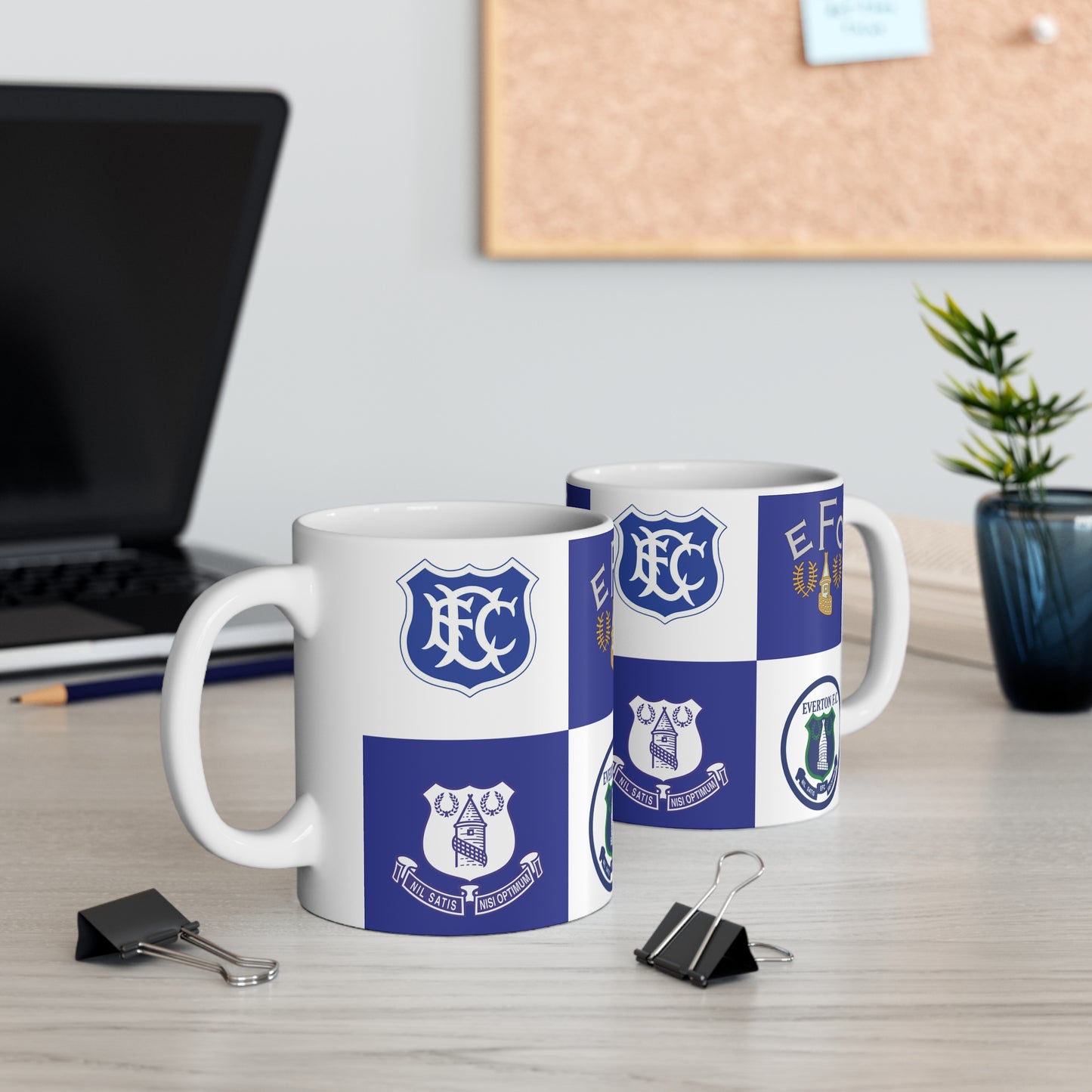 Classic Everton Badges Mug