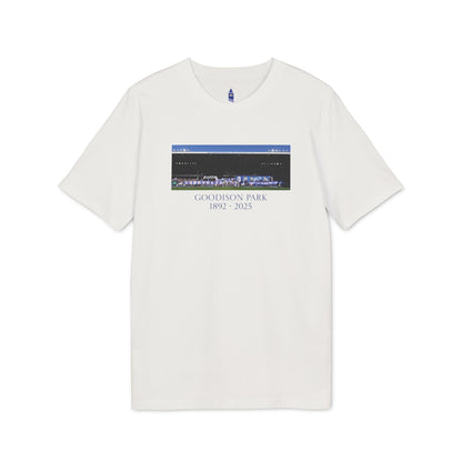 Gwladys Street Flag Display T-Shirt | Unisex Graphic Tee for Everton Fans