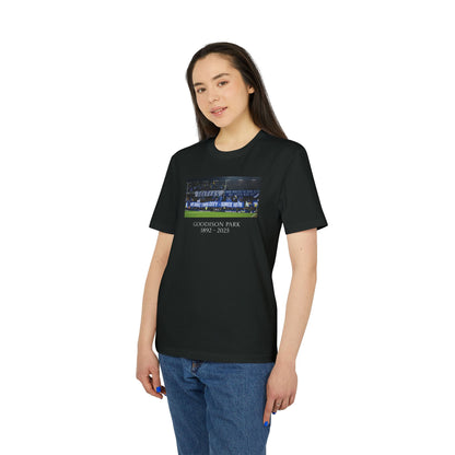 Gwladys Street We Built This City T-Shirt | Unisex Graphic Tee for Everton Fans