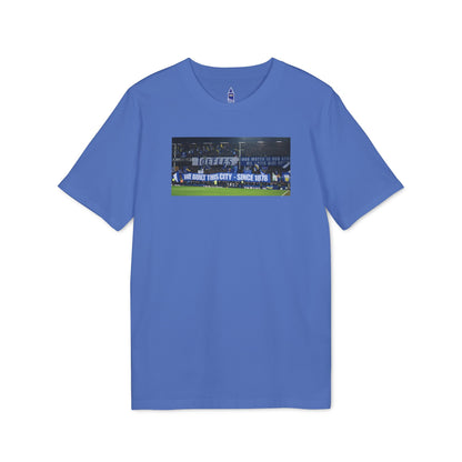 Gwladys Street We Built This City T-Shirt Without Text | Unisex Graphic Tee for Everton Fans