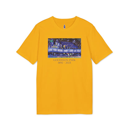 Love You More T-Shirt | Unisex Graphic Tee for Everton Fans