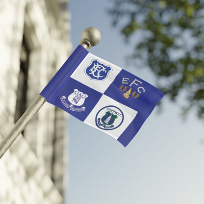 Classic Everton Badges Flag