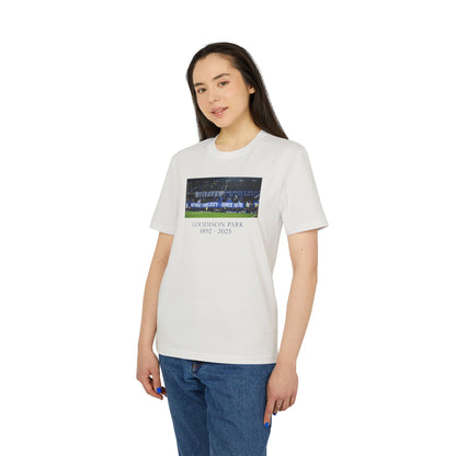 Gwladys Street We Built This City T-Shirt | Unisex Graphic Tee for Everton Fans